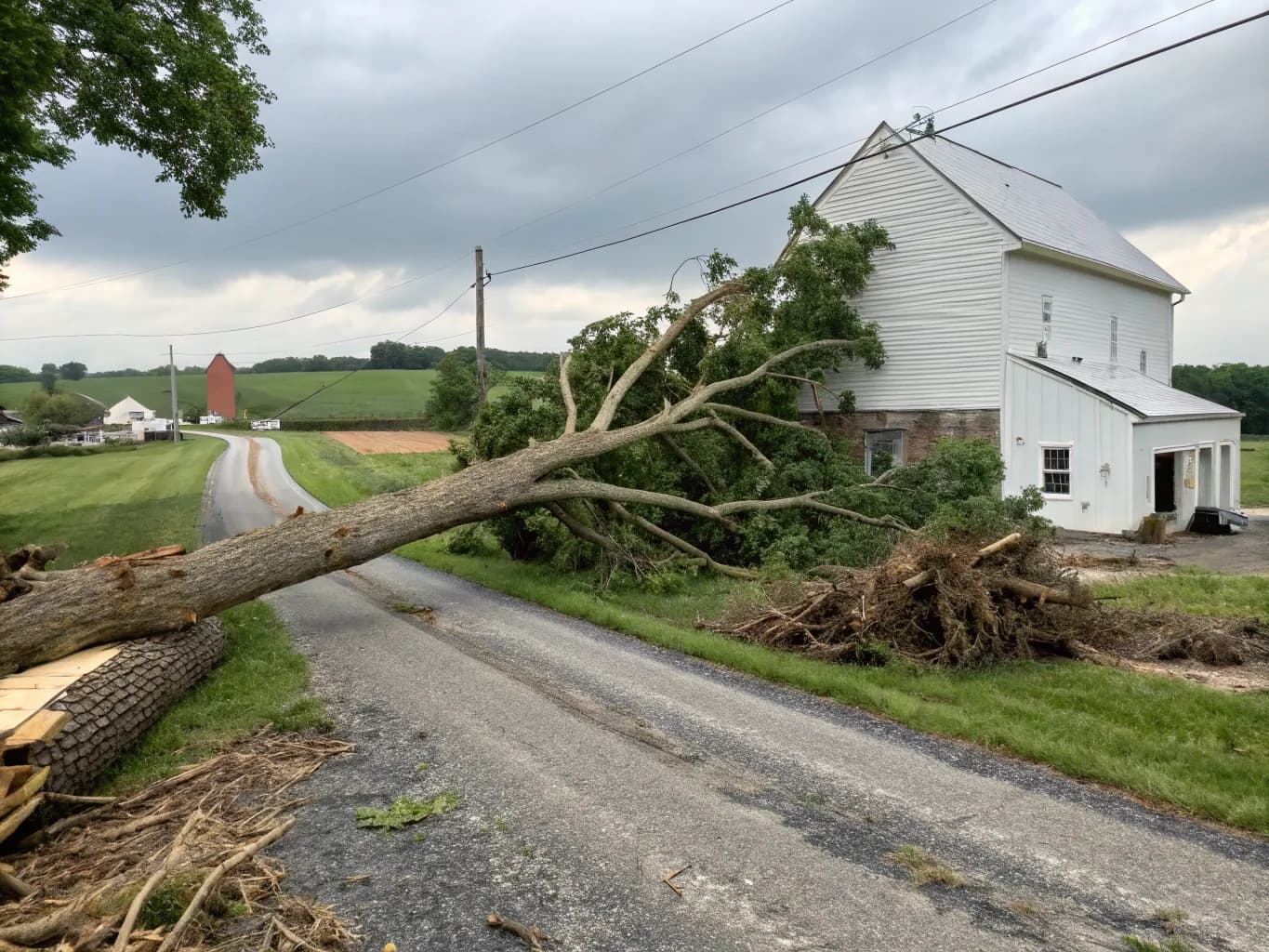 Storm Work Across the Kreutz Creek Valley